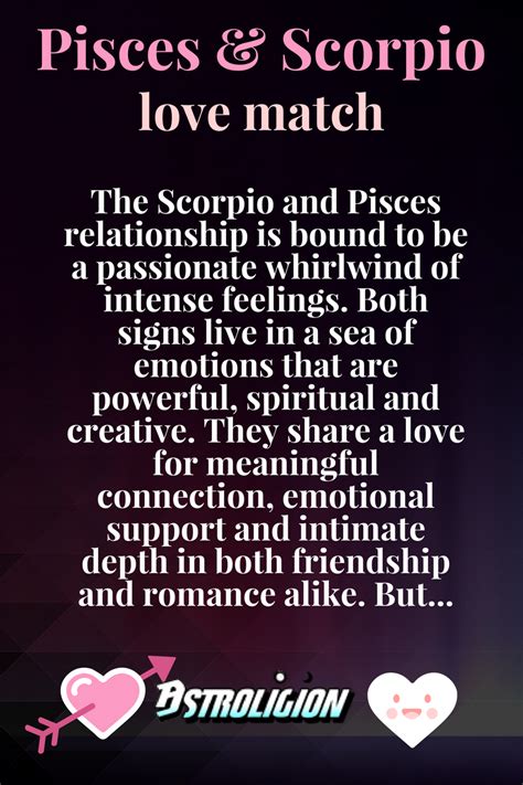 are pisces and scorpio a good match|pisces man and scorpio woman.